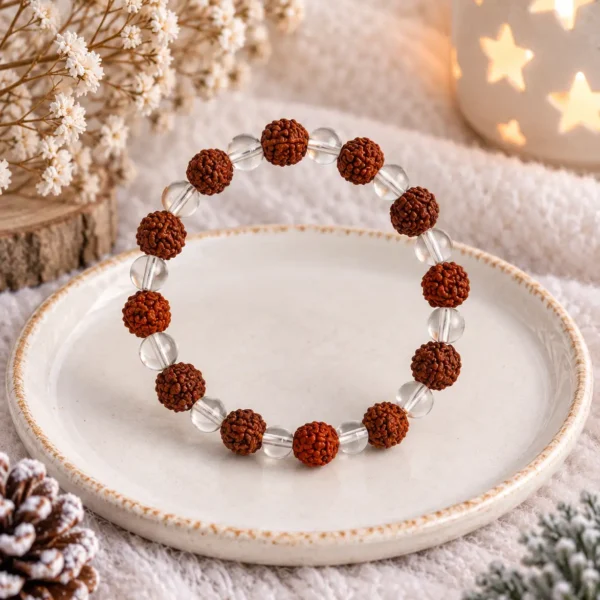 Clear-Quartz+Rudraksha