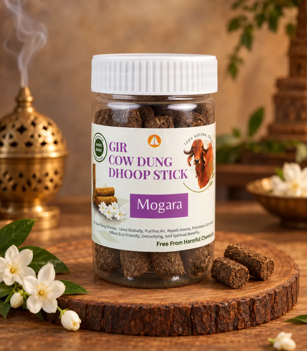 Cow-dung-dhoop-stick-Mogra Cow-dung-dhoop-stick-Mogra