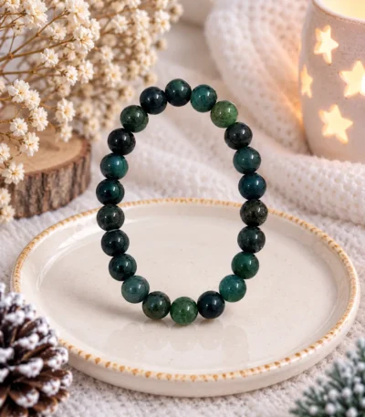 Moss-agate-bracelet